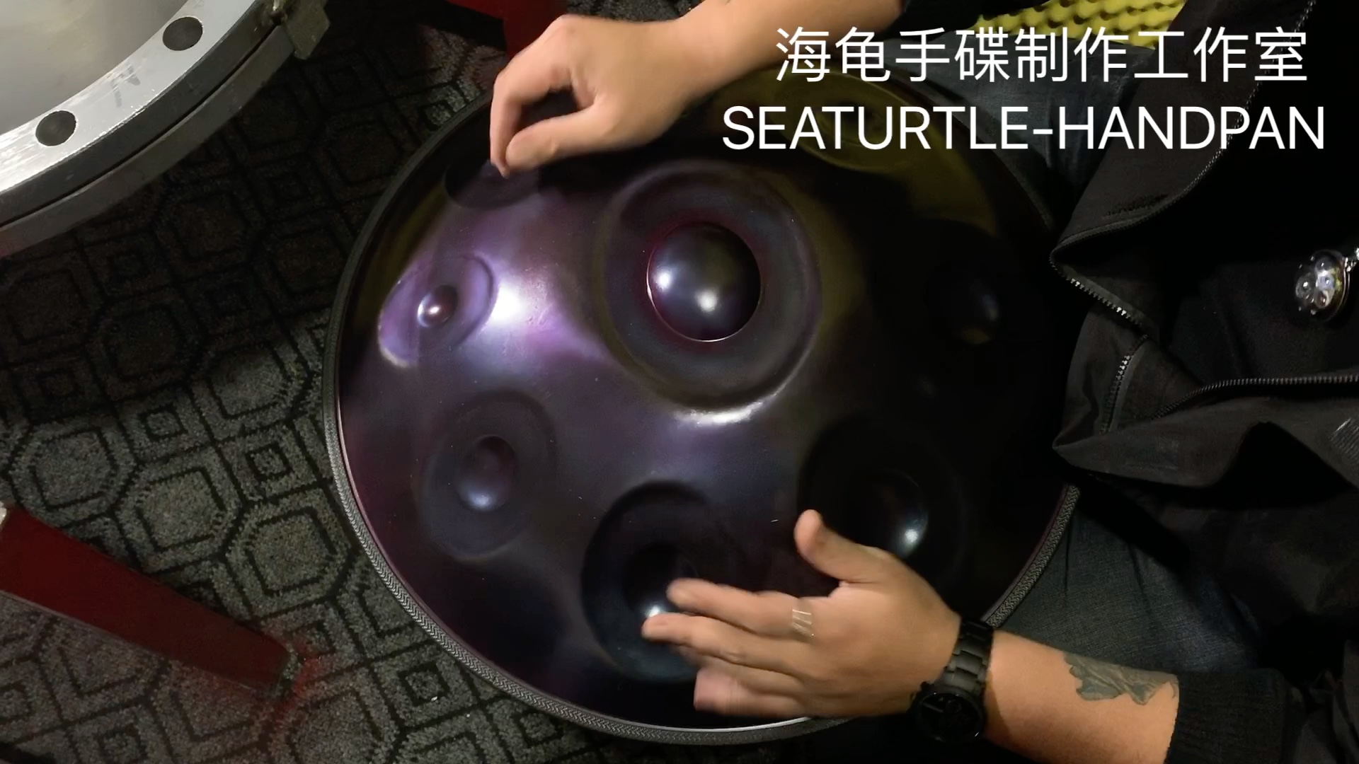 手碟handpan海龟手碟seaturtle复活节版本海龟手碟制作工作室
