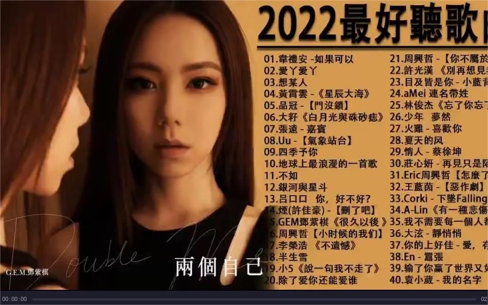 2022流行歌曲【無廣告】2022最新歌曲 2021好听的流行歌曲7815華