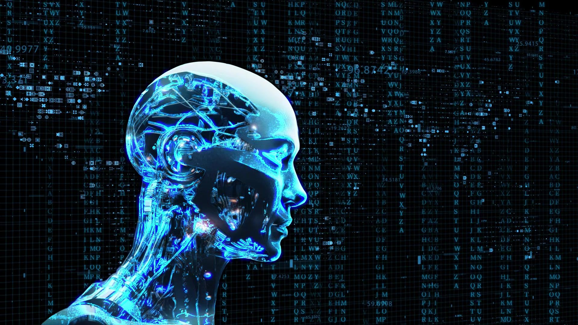 【空镜素材】智能大脑动态背景