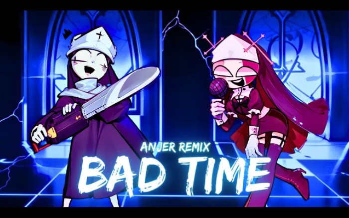 FNF BAD TIME (Anjer Remix) but Taki and Sarvente Sing it