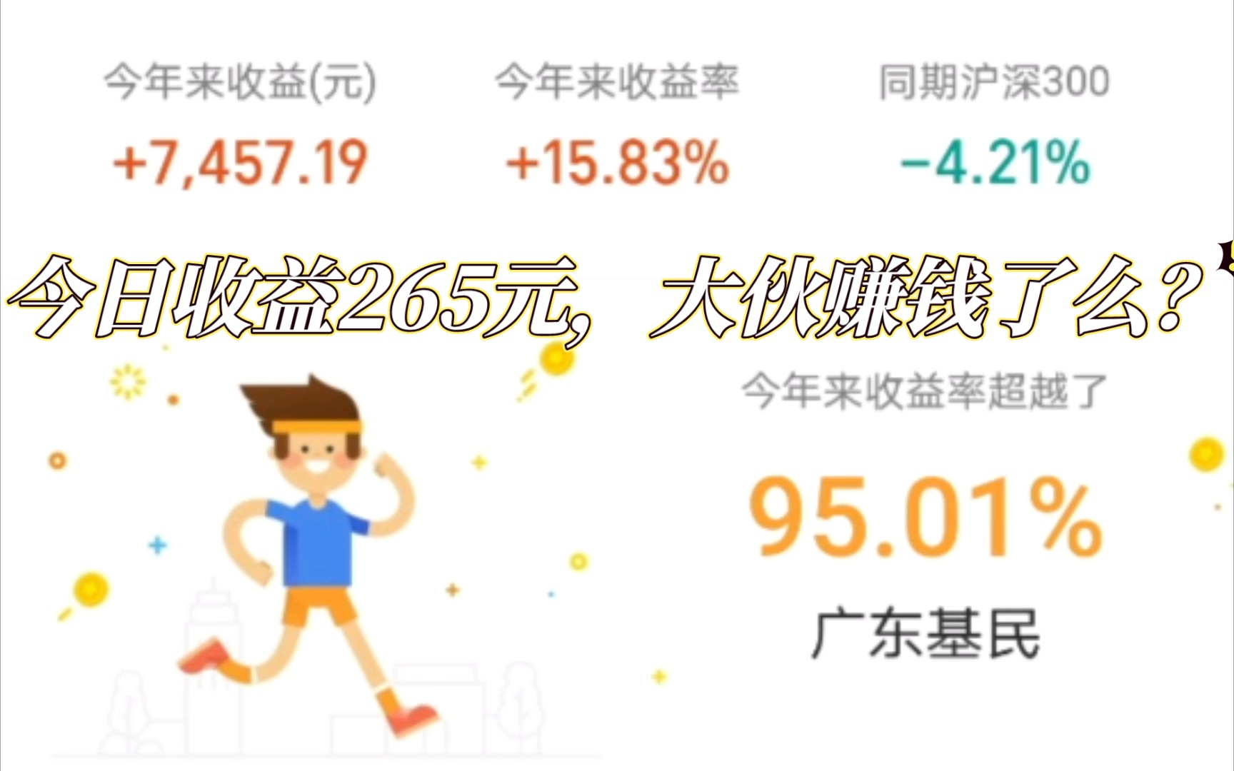 今年跑赢大盘了么?哔哩哔哩bilibili