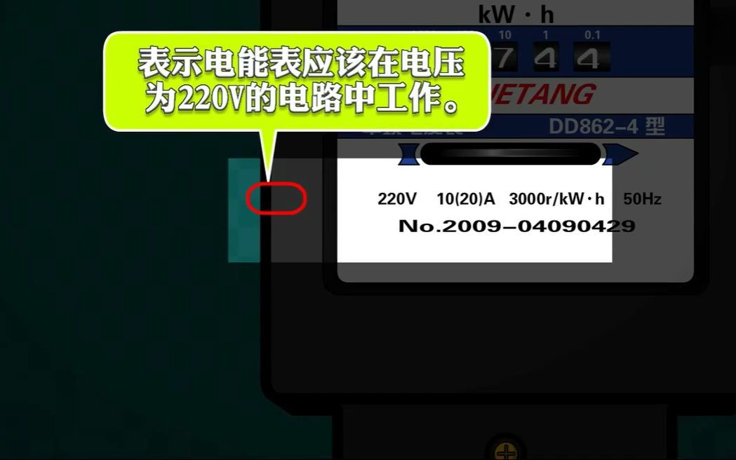 趣味动画物理，电能表