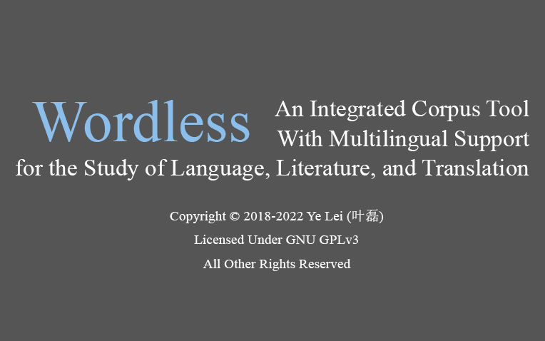 Wordless An Integrated Corpus Tool With Multilingual Support For The 