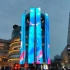 南京一座设计独特开放式广场——鹏欣水游城，火爆的喷泉演艺广场