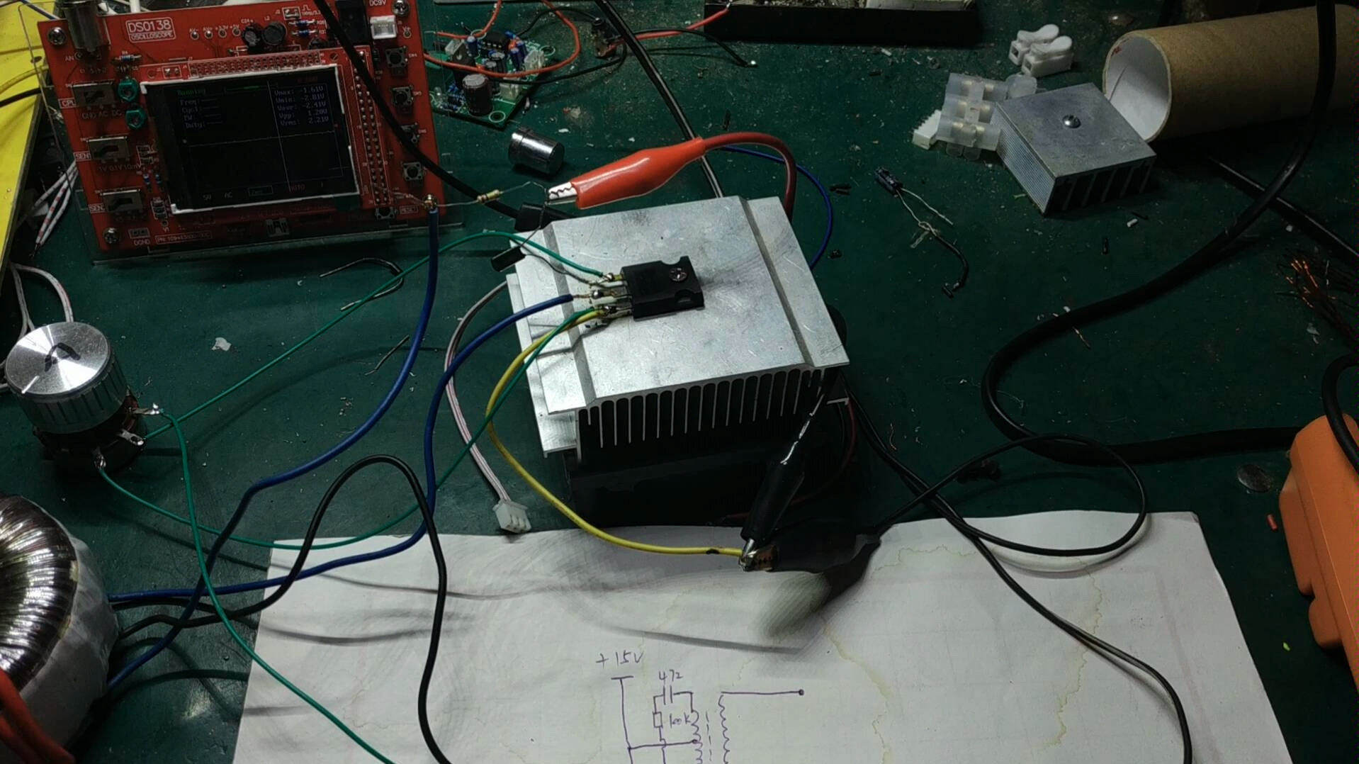 用一个mos管 场效应管做的单管自激升压电路