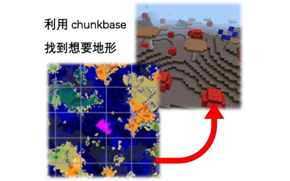 【Minecraft】【我的世界】使用chunkbase寻找地形_哔哩哔哩_bilibili