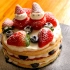 【圣诞节蛋糕】家庭版甜品小蛋糕，方法简单，好看又好吃