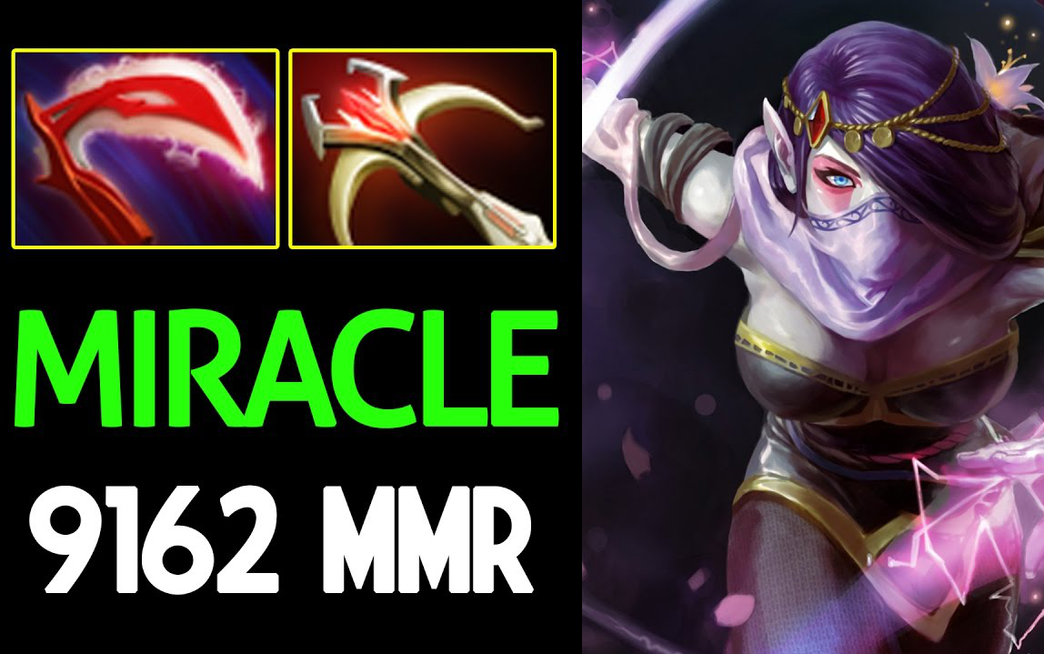 【dota】miracle- 9146 mmr [he is awful] 极其恐怖