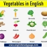 Names of Vegetables in English - Vocabulary Quiz