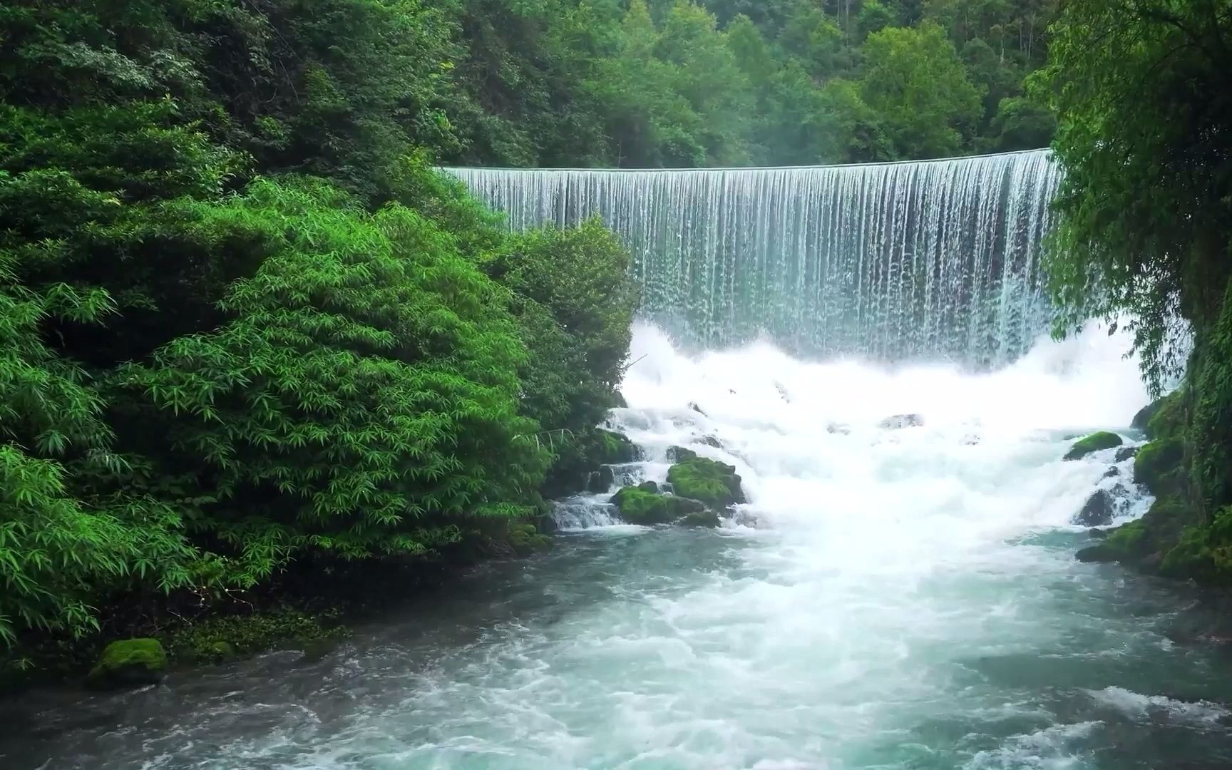 【瀑布声】 | 大自然的声音| 自然白噪声 | 治愈 | 1小时助眠