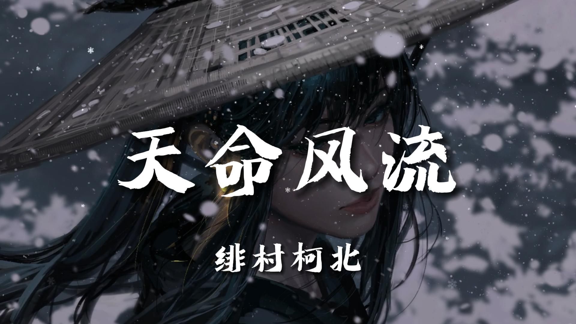 【无损音质】《天命风流》-绯村柯北|“人世多愁自在几人能够，独倚高楼总有人高歌相候”