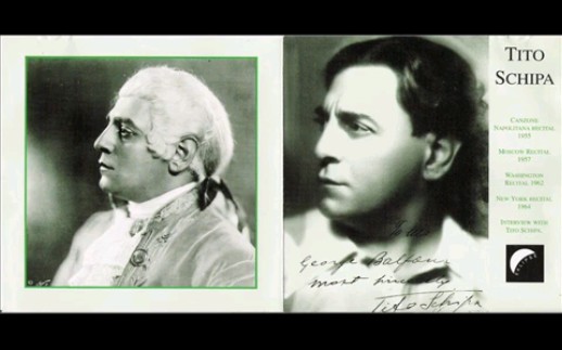 Tito Schipa提托 斯基帕人生中最后一张唱片76岁1964年9月2日New York纽约录音(七首歌曲此前从未唱过)