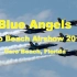 美国海军蓝天使特技飞行队F/A-18A-D 大黄蜂战斗机于2018年维罗海滩（Vero Beach）航展飞行表演