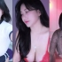【智贤  】Korean sexy girl  三合一 三屏摩托摇