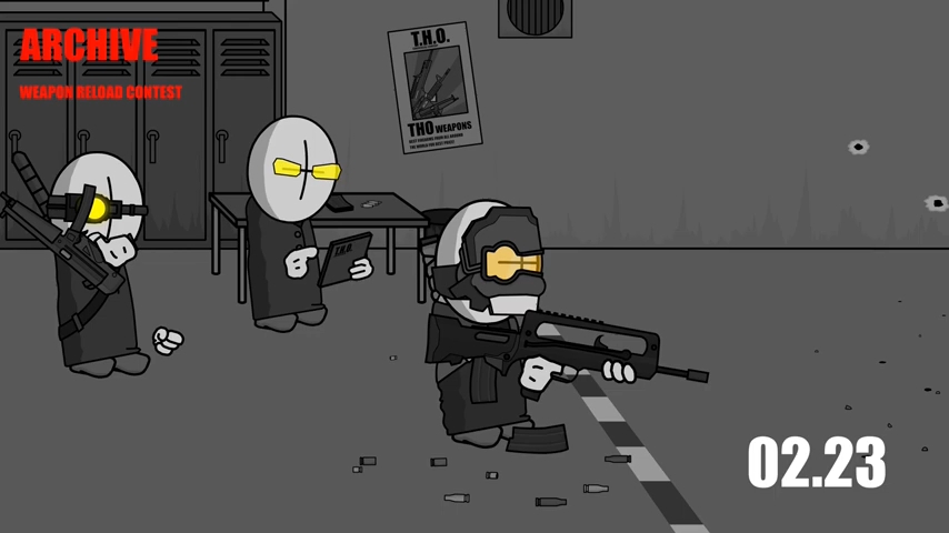 [搬运]T.H.O. Archive: weapon reload contest (Madness Combat animation)