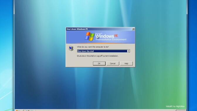 一个名字与内容不符的PE——Windows Vista LiteCD(实际上是xp改的)