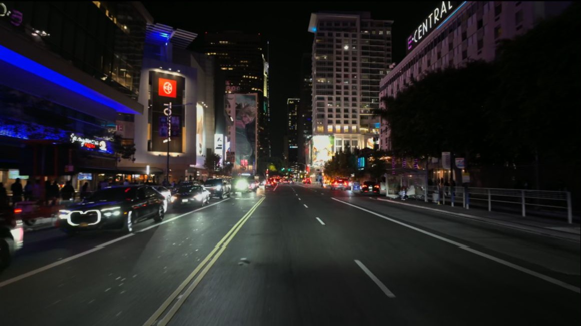 【4K 60FPS】午夜时分驾驶在美国加州洛杉矶市（2025.9）