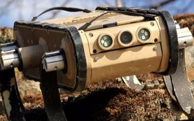 波士顿动力的rhex全地形机器人,猥琐萌?