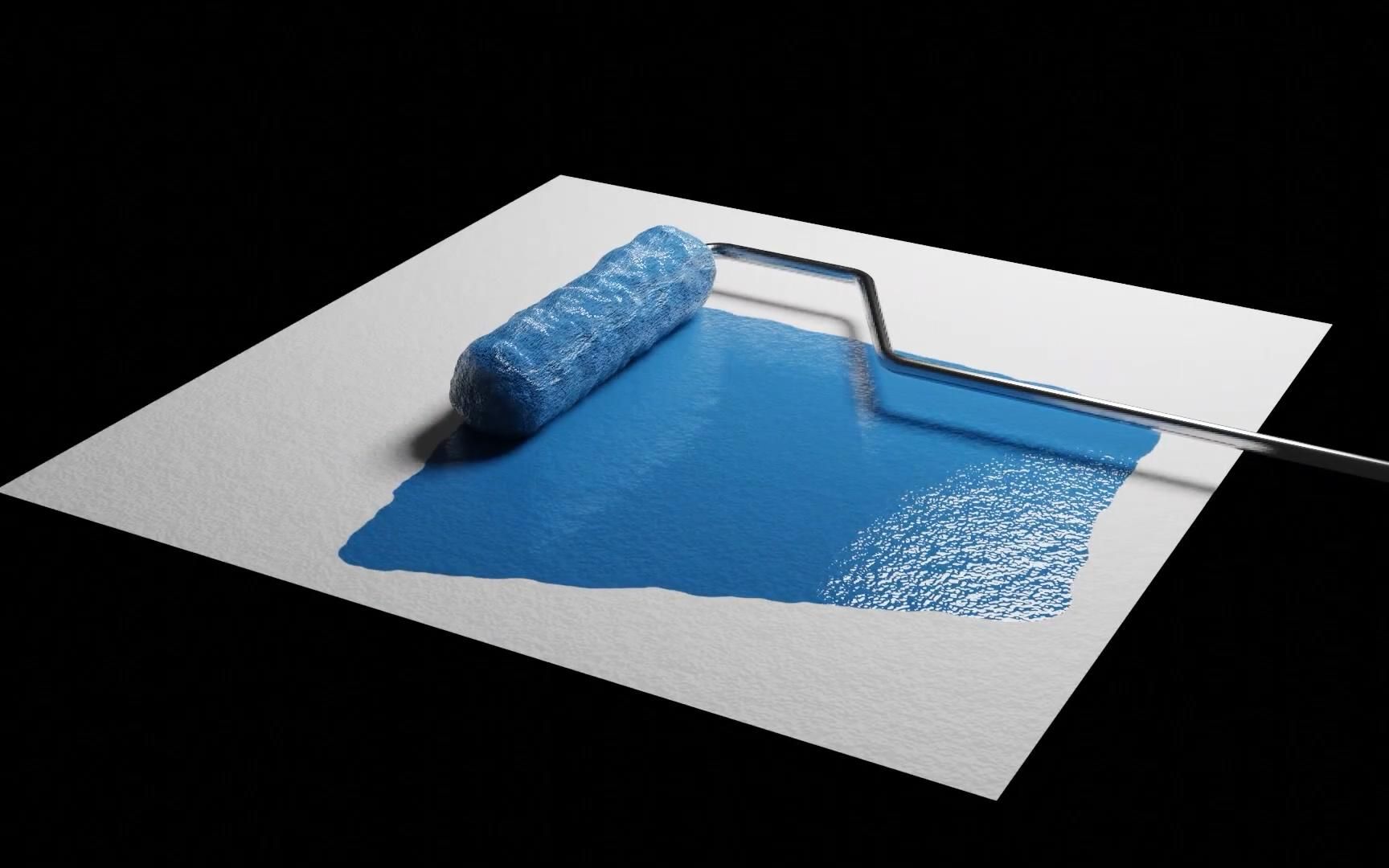 Blender_Tutorial__Paint_Roller_Effect_w__Dynamic_Paint_哔哩哔哩_bilibili