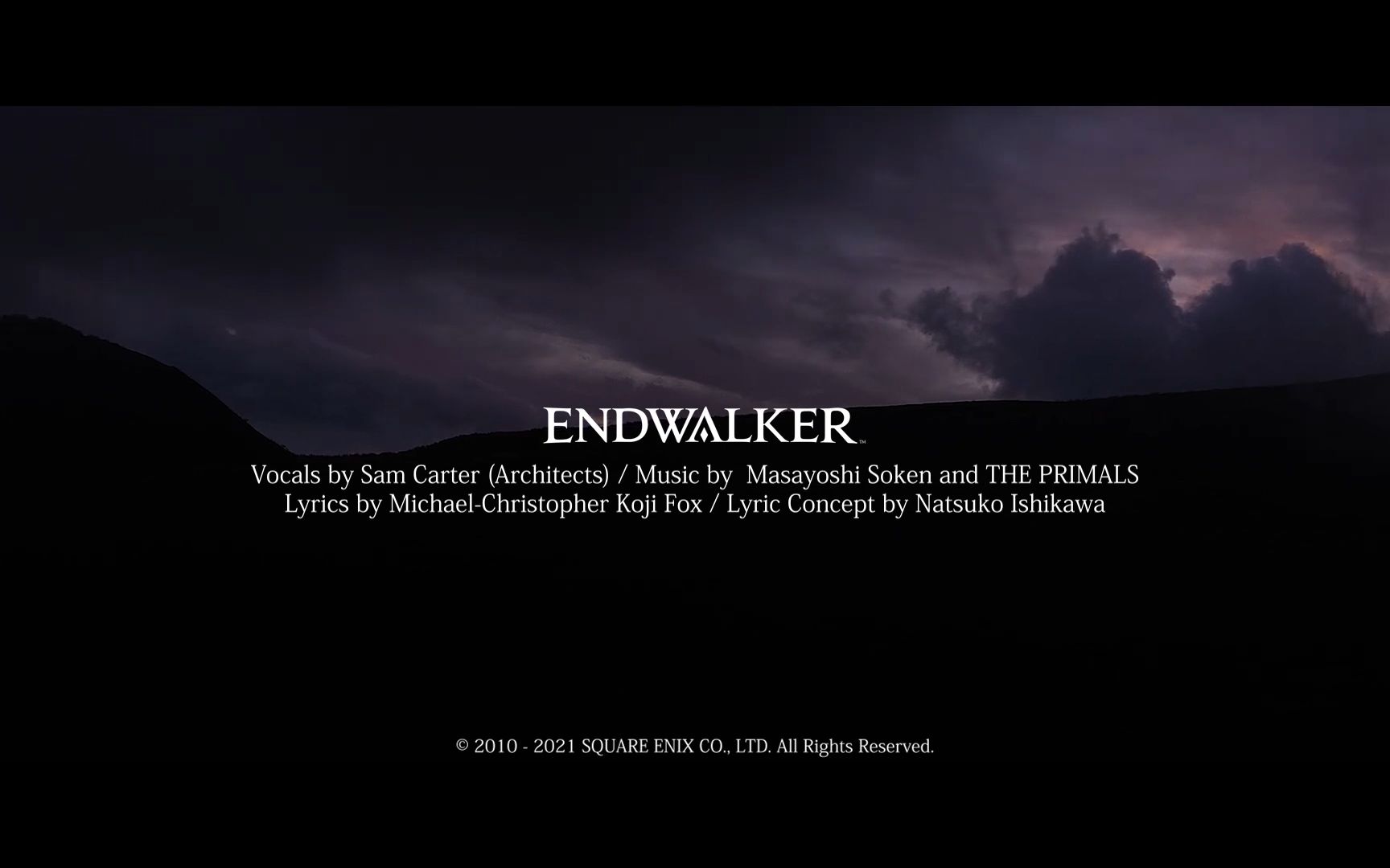 【FF14】6.0主题歌黑胶单曲 ENDWALKER 官方MV