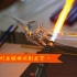 广州美术学院灯工玻璃选修老师示范快速做出一个小水母