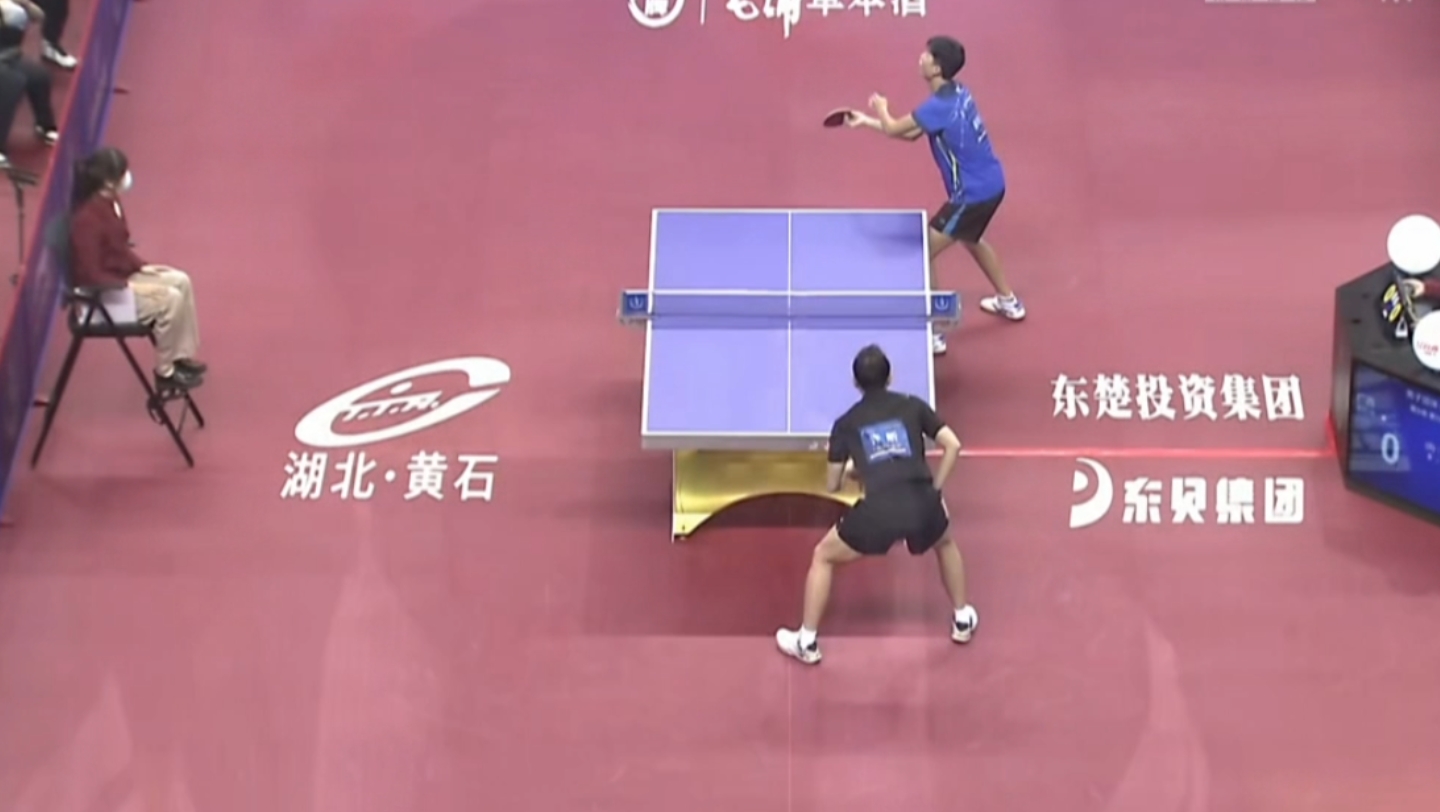 许昕（上海）VS谢昀熹（广西），2022乒乓球全锦赛，小组赛…