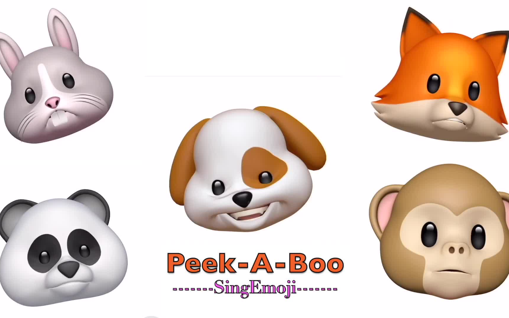 【red velvet】动物emoji版本-peek-a-bo