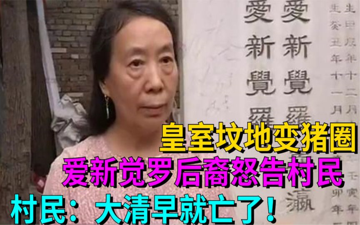 皇室坟地变猪圈，爱新觉罗后裔怒告村民，村民：大清早就亡了！_哔哩哔哩_bilibili