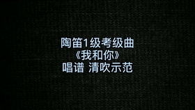 陶笛入门教学曲谱大全_陶笛入门曲谱(2)