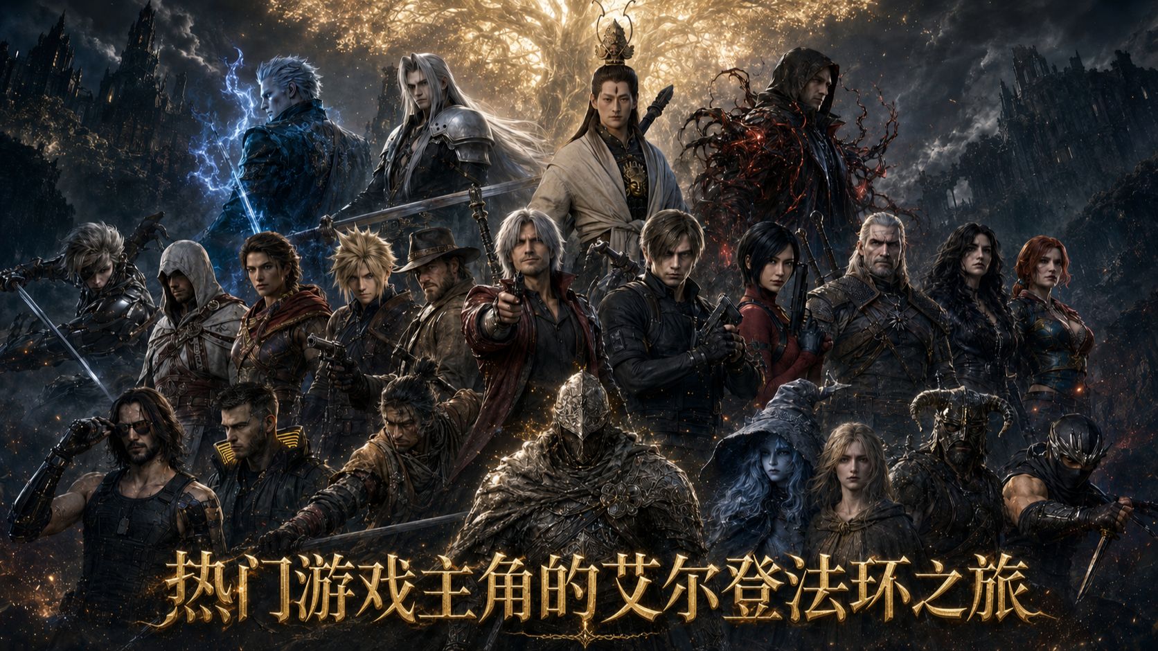 当游戏主角们进入艾尔登法环世界【第一季合订版/4K电影尊享版】致爱玩游戏的各位~