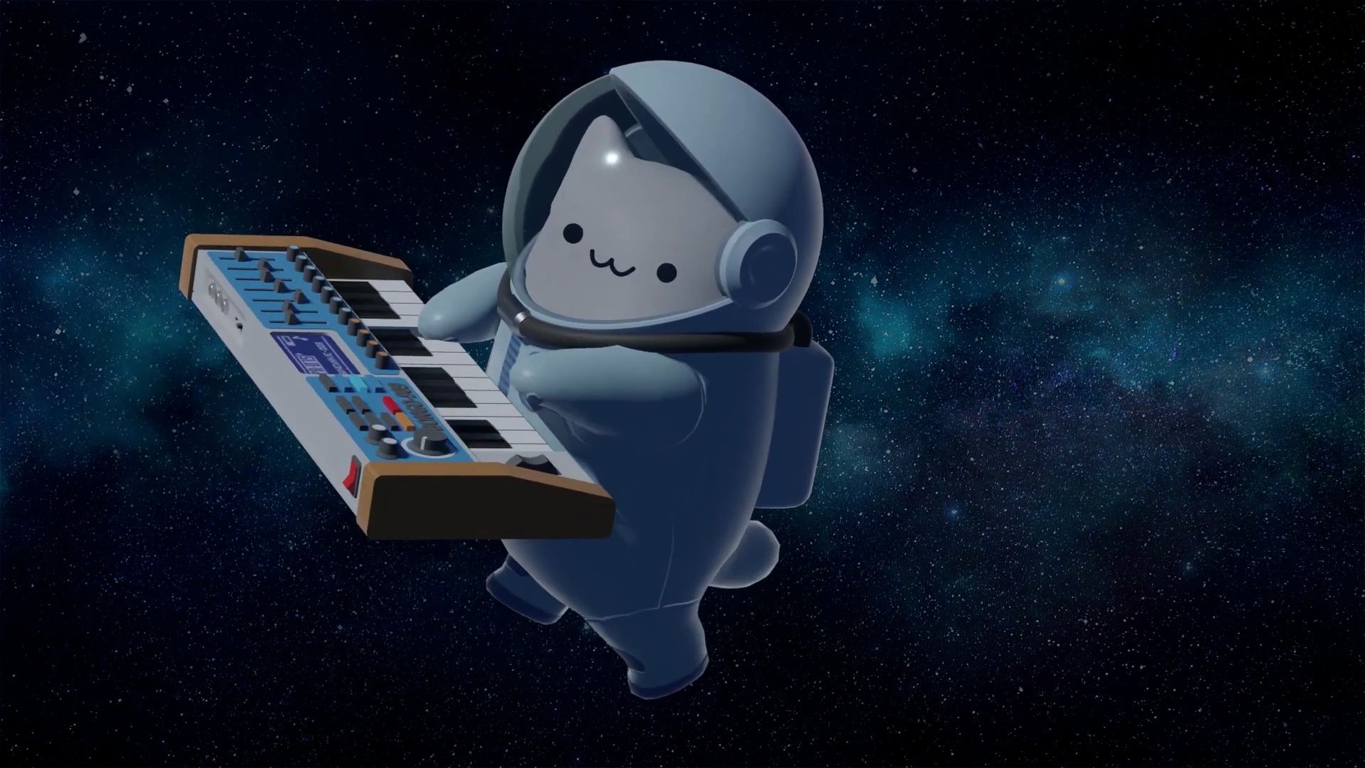 3D Bongo Cat in Space（太空中的Bongo Cat 3D）_哔哩哔哩 (゜゜)つロ 干杯bilibili