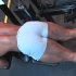 [肌肉男练腿]bodybuilder builds his quads and glutes