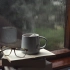 雨中咖啡厅-放松助眠纯音乐～钢琴声环绕在雨中的咖啡厅