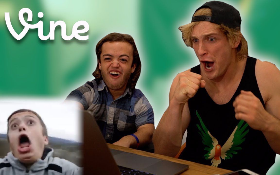 logan paul vlogs - best friends react to old vines together!