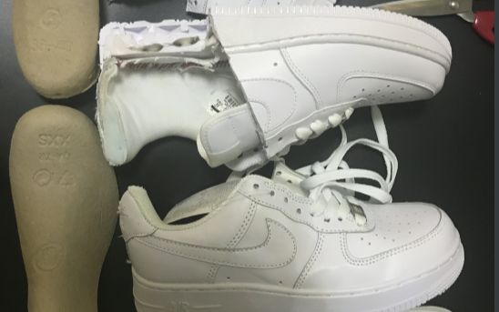 nike空军一号对比解剖评测 小妙招助你辨真伪 看看fake能f到什么地步?