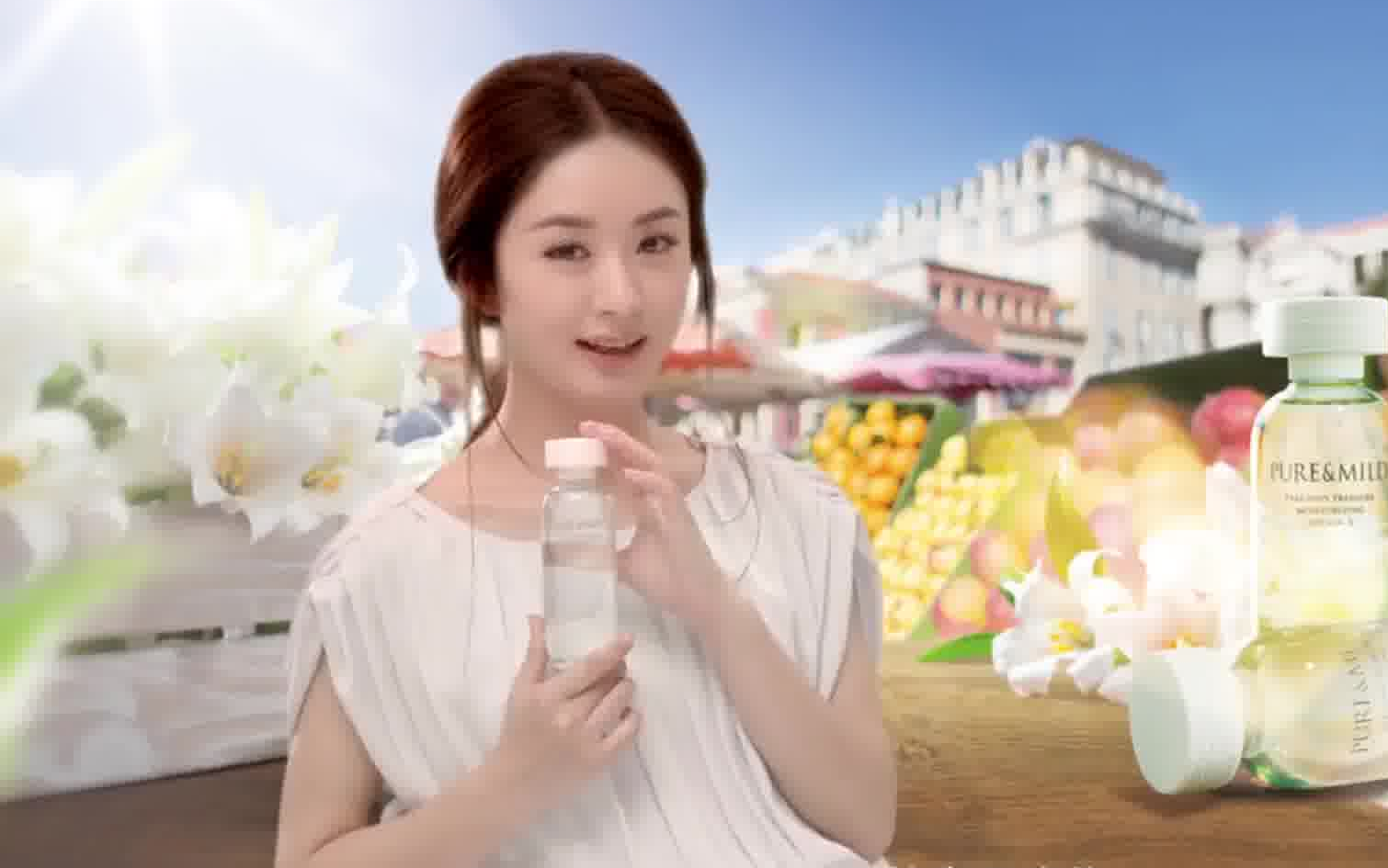 【赵丽颖】赵丽颖代言泊美tvc