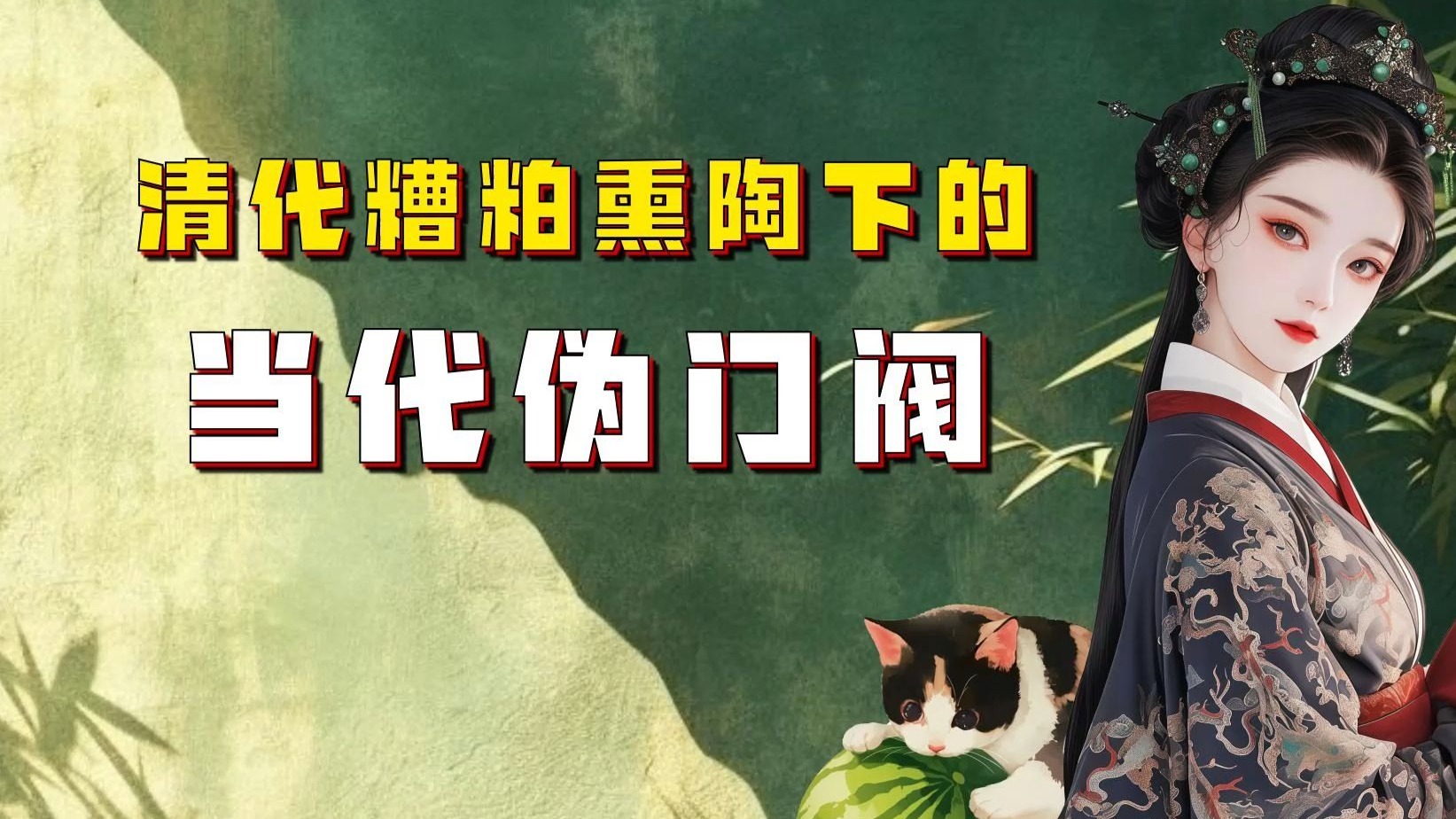 【吃瓜蒙主】大清糟粕熏陶下的当代伪门阀