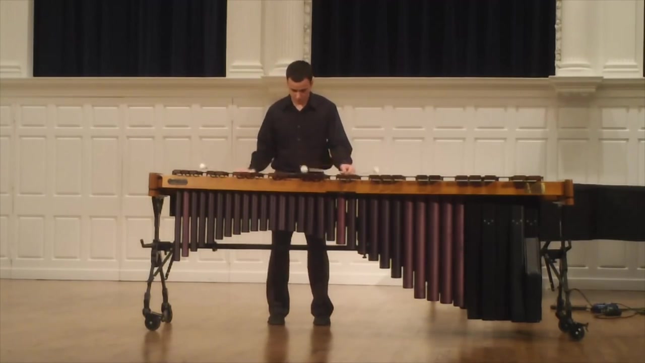 【马林巴】victor caccese演奏:two movements for marimba