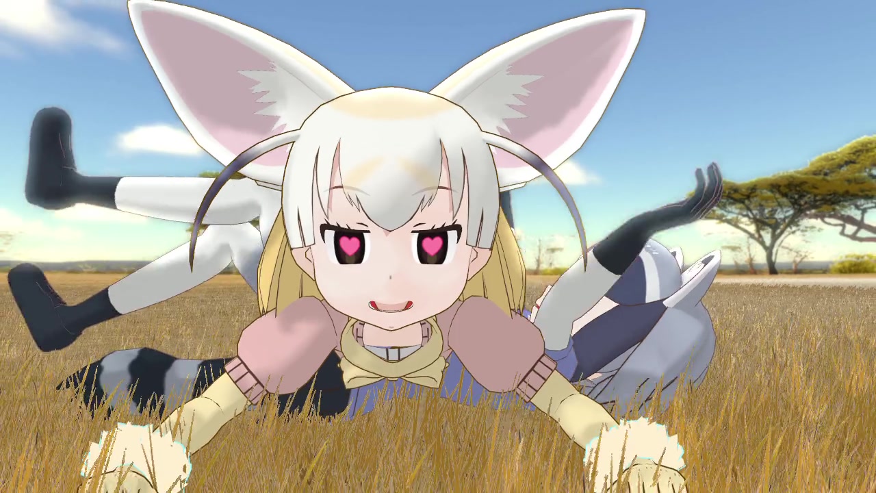 【mmd兽娘动物园】耳廓狐&阿莱桑