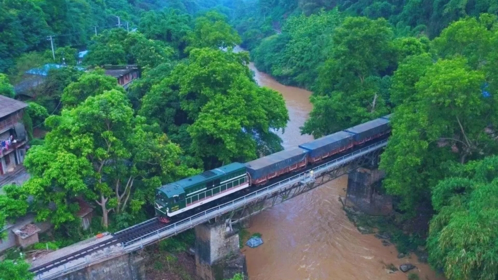 百年滇越铁路k409大树塘车站→k421老范寨车站前方视野
