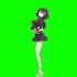 【绿幕素材】Ryuko Matoi跳舞绿幕素材免费无水印自取［1080 HD]