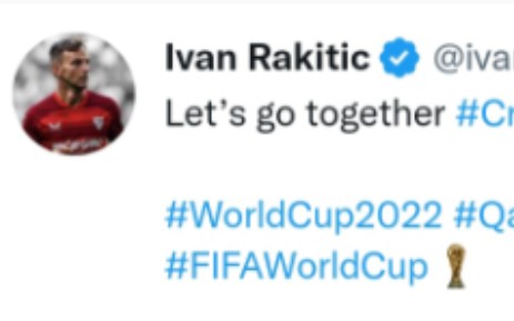 拉基蒂奇晒上届世界杯3-0阿根廷视频：让我们再来一次