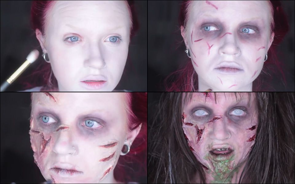 【特效化妆】驱魔人里被附身的女孩【by:glam&gore】