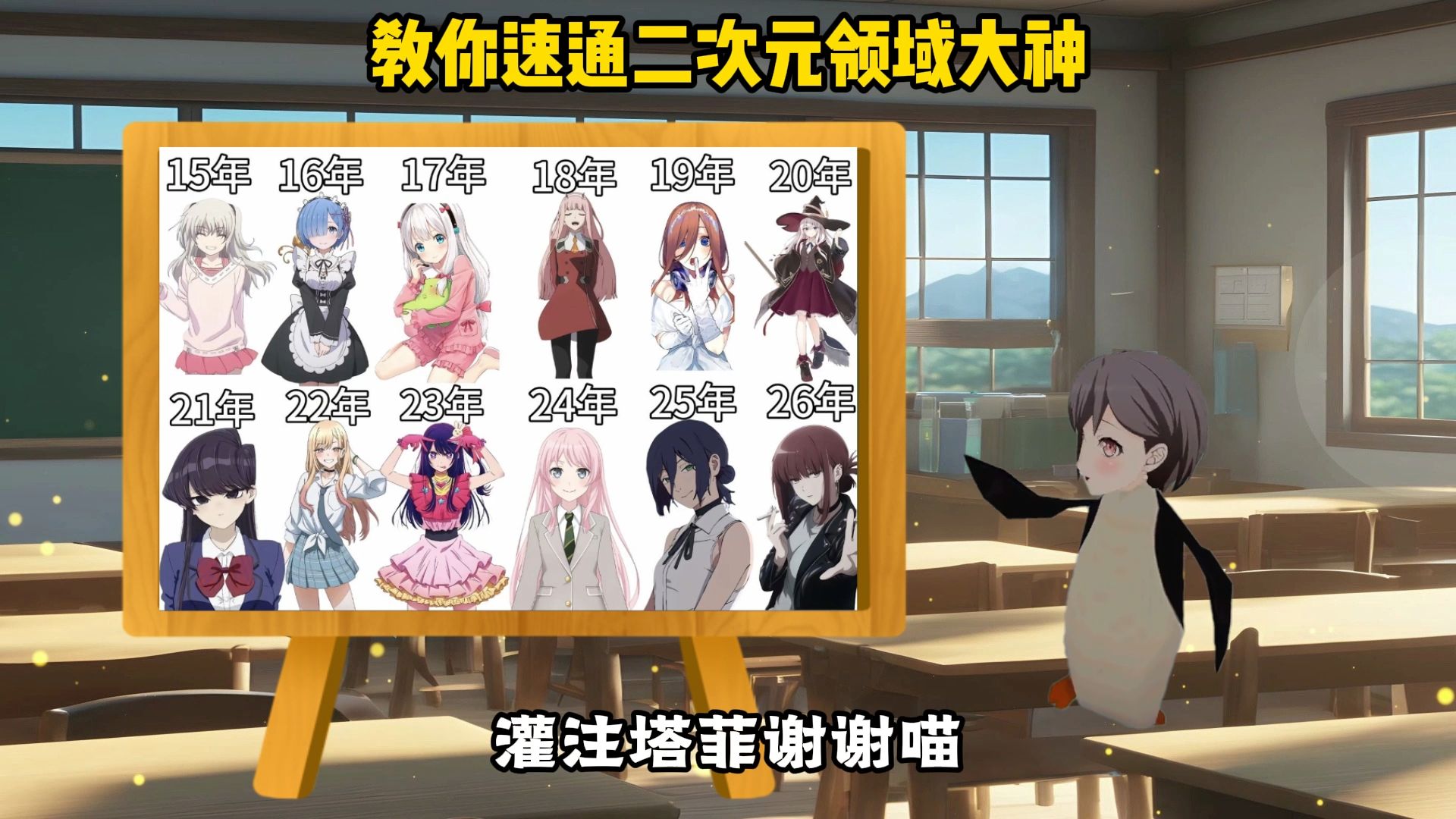 🐧凑企鹅教你速通二次元领域大神🐧