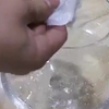 卫生巾冲厕测试