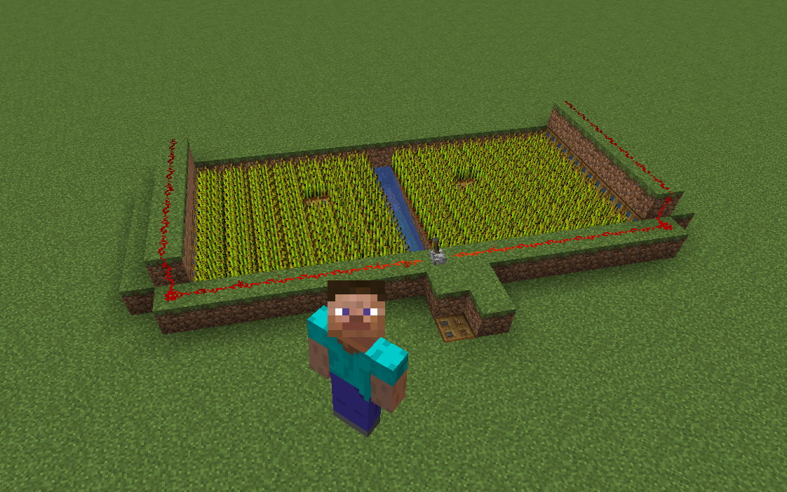 【点评】教你利用MC新特性制作超简单红石农场！[一阶段]的第1张示图