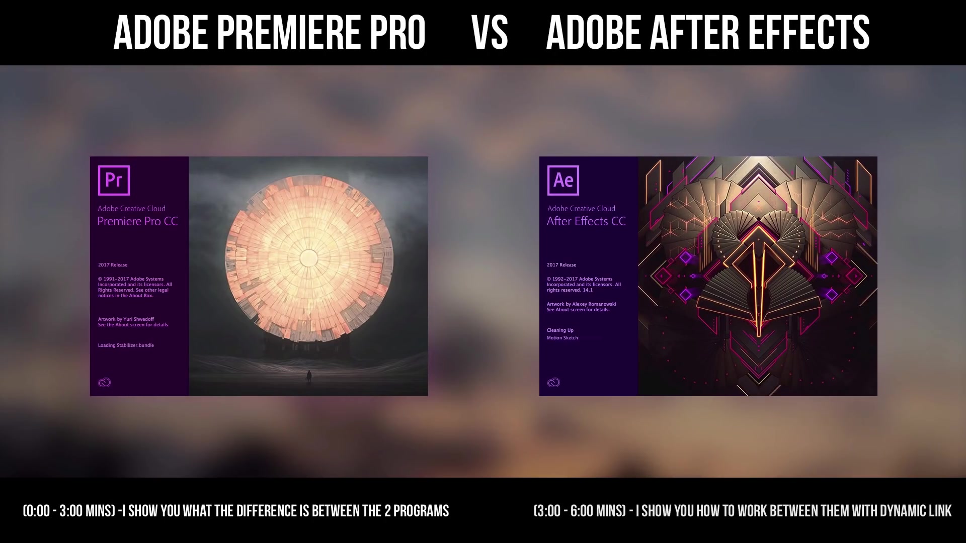 adobe premiere vs after effects