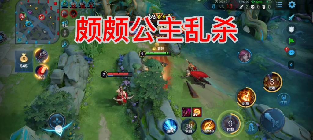 王者荣耀颇颇公主带你享受视觉盛宴