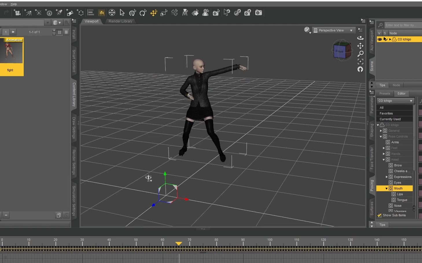 maya动画通过Fbx导入dazstudio 保存动画预设_哔哩哔哩_bilibili