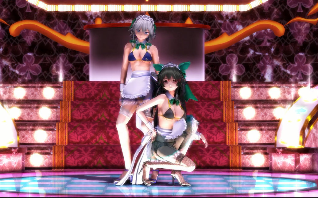 【舞蹈mmd】咲夜和天空的女仆装killer lady(全程高能